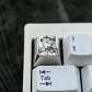 1U Titanium Alloy Artisan Keycaps Precision Pointillism for Mechanical Keyboard -Leisurely Asuka